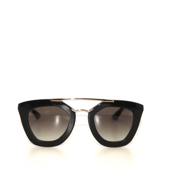 Prada 09QS 09 1AB-0A7 Black Gold Gray Gradient Sunglasses PR09QS - Picture 2 of 3